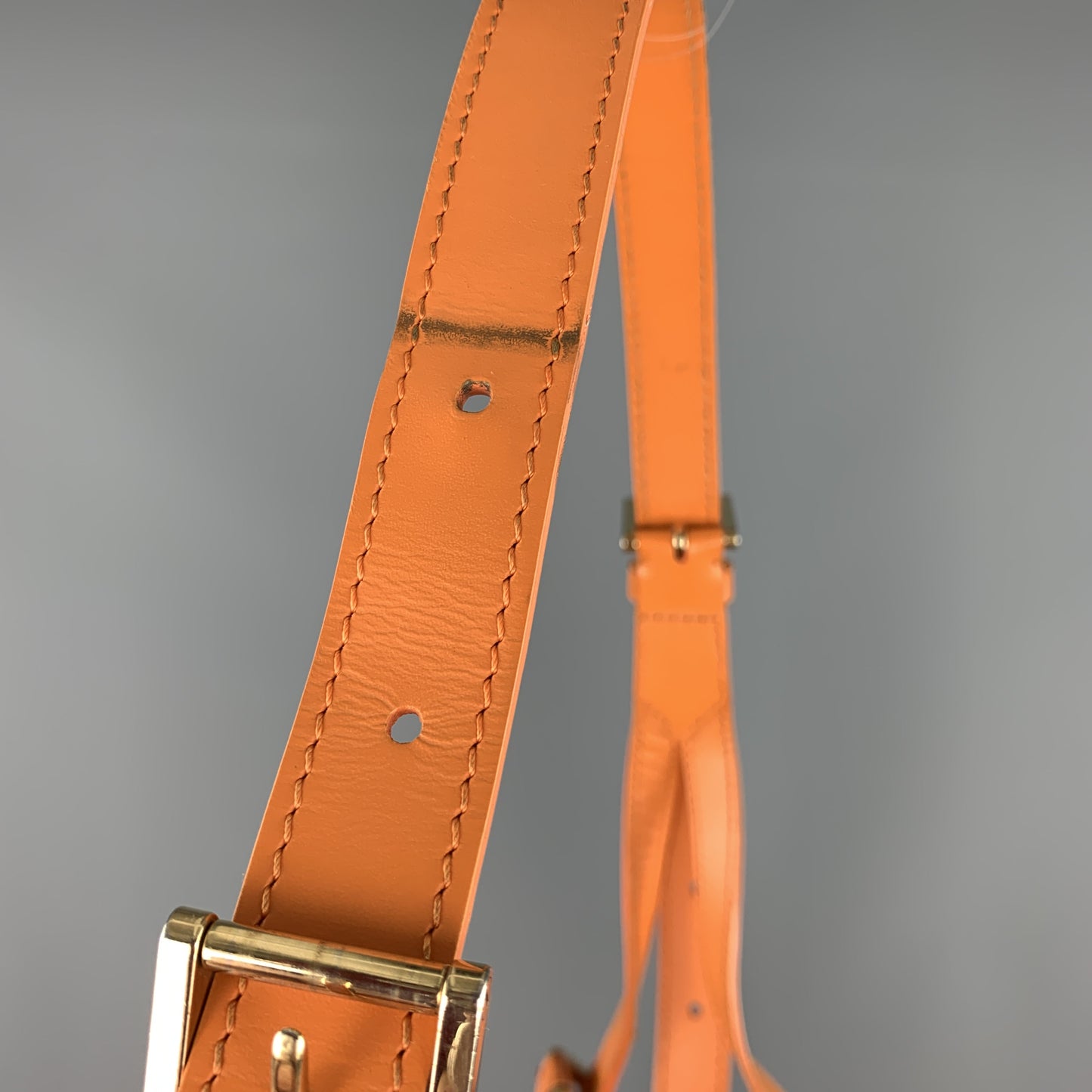 LOUIS VUITTON Orange Epi Leather MANDARA MM Large Shoulder Bag