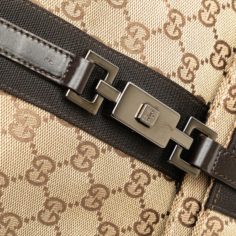 Beige Canvas Gucci Backpack