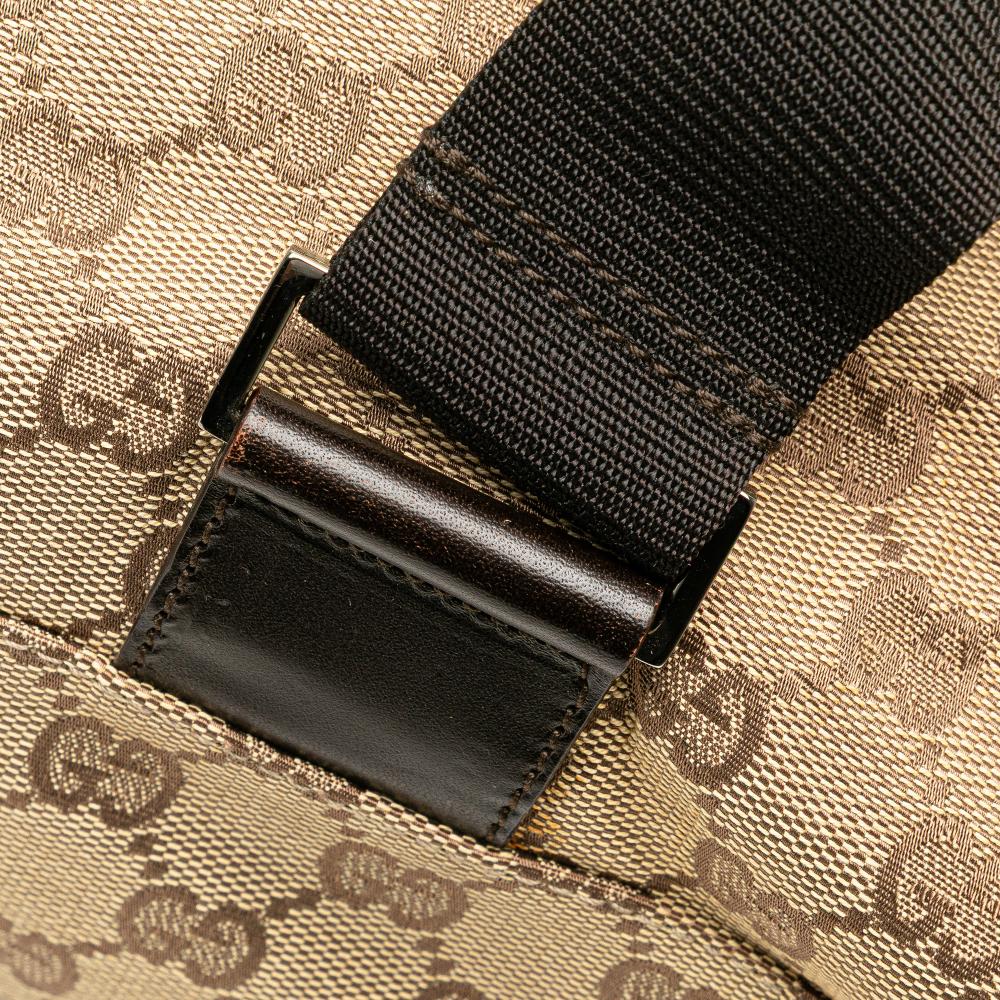 Beige Canvas Gucci Backpack