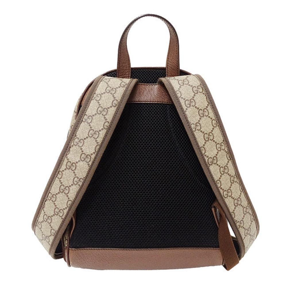 Beige Canvas Gucci Backpack