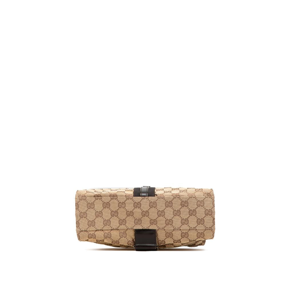 Beige Canvas Gucci Backpack