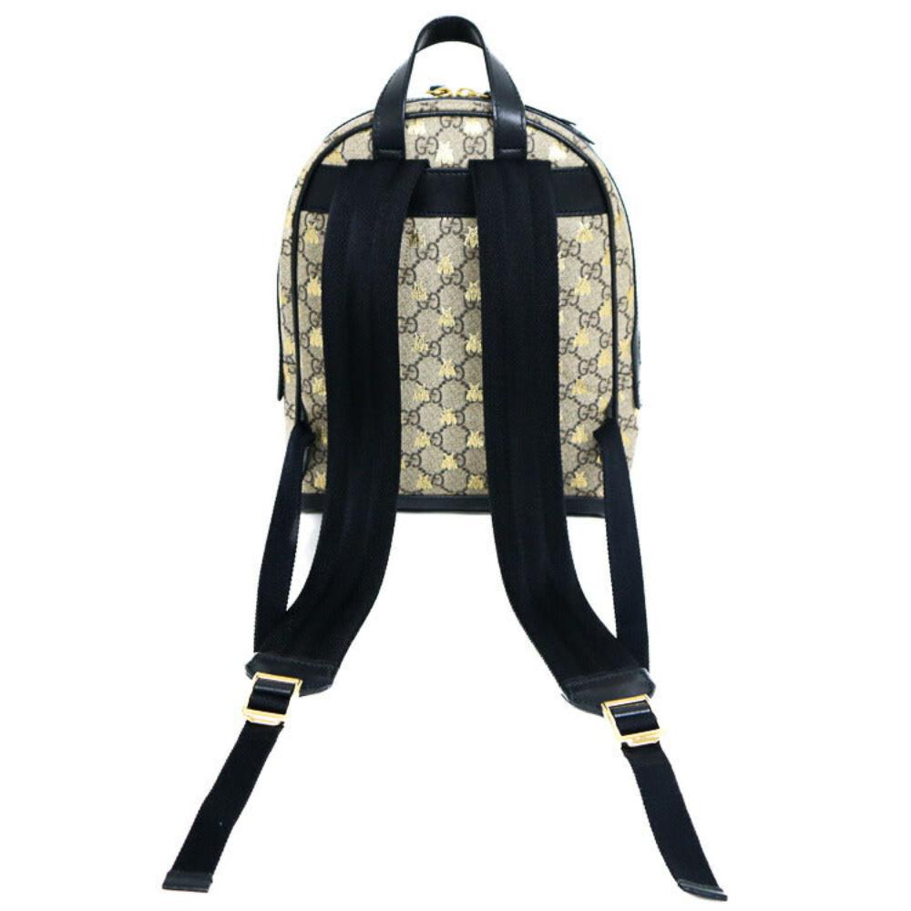 Beige Canvas Gucci Backpack