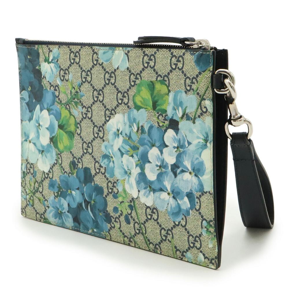 Beige Leather Gucci Clutch