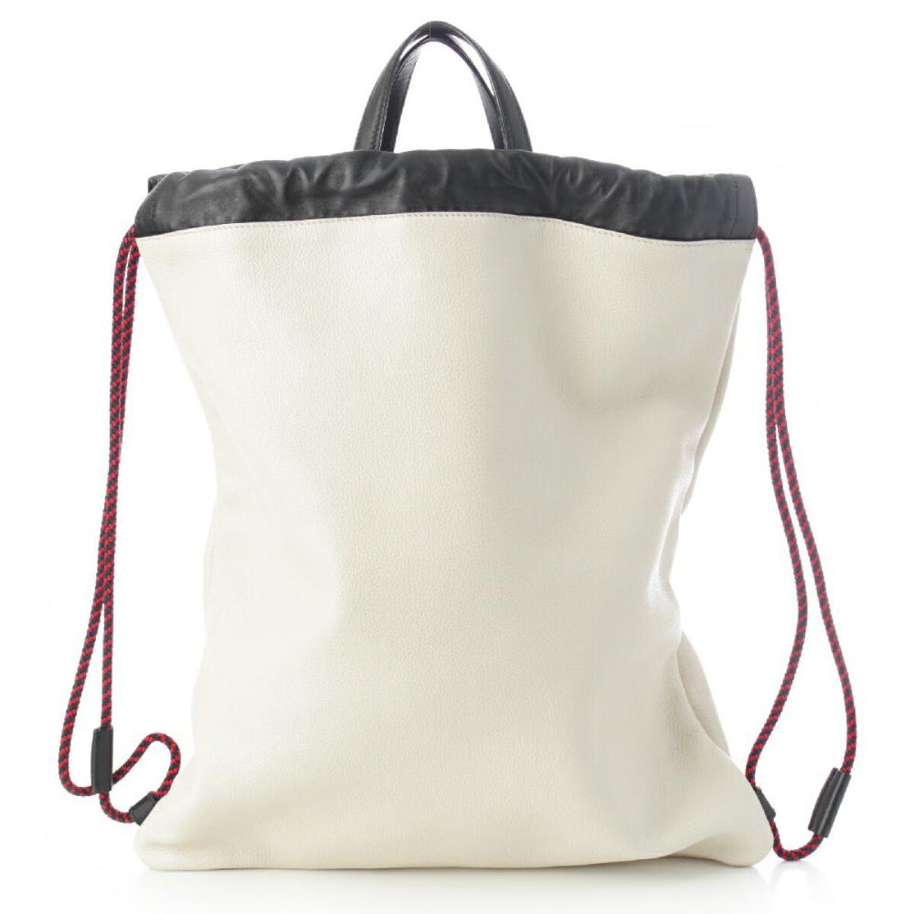 Beige Leather Gucci Backpack