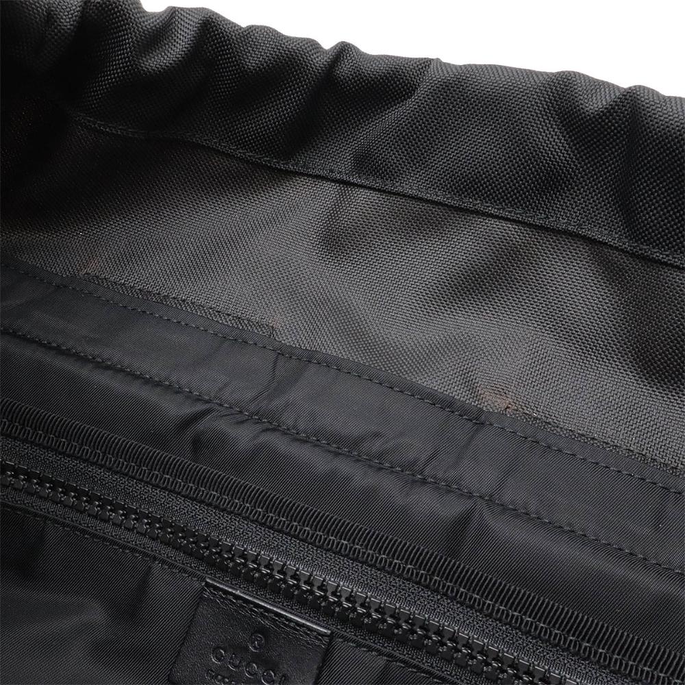 Black Canvas Gucci Backpack