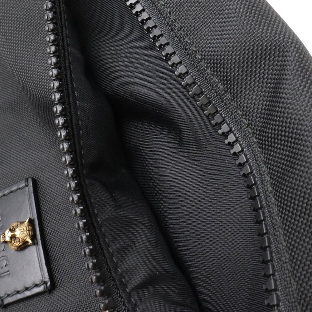 Black Canvas Gucci Backpack