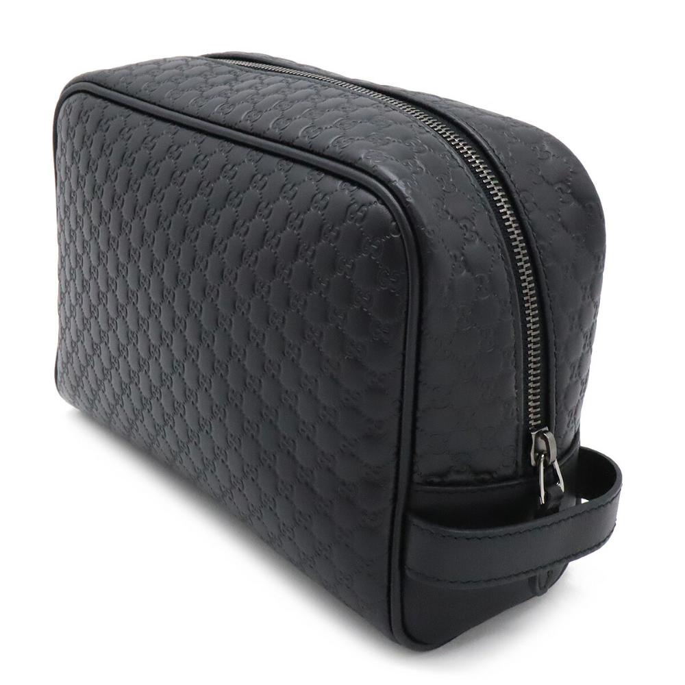 Black Leather Gucci Clutch