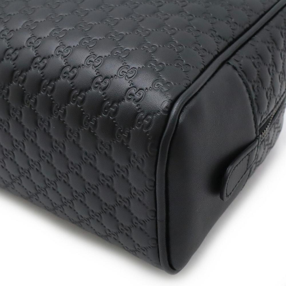 Black Leather Gucci Clutch