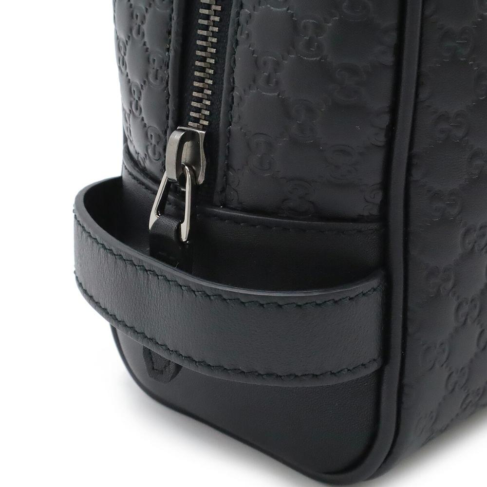 Black Leather Gucci Clutch