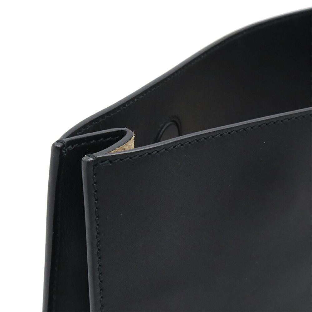 Black Leather Gucci Clutch