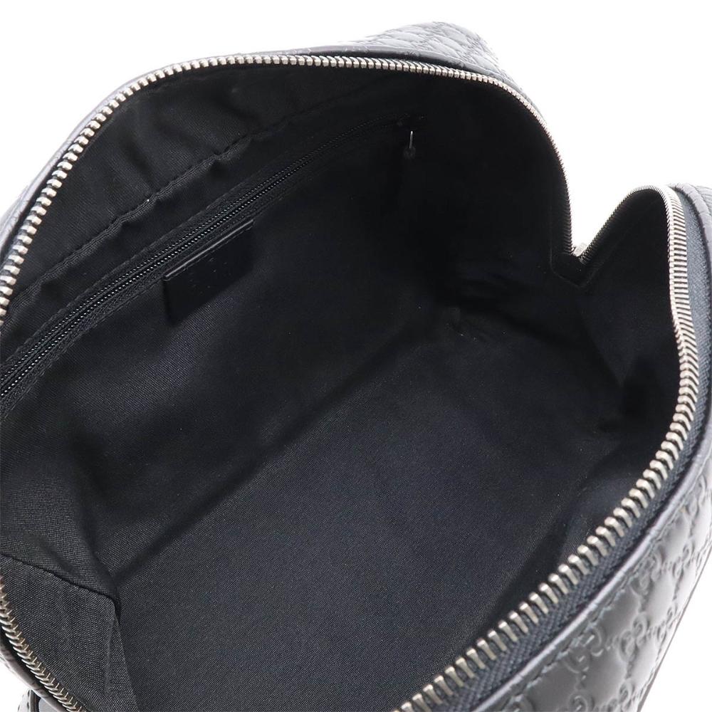 Black Leather Gucci Clutch