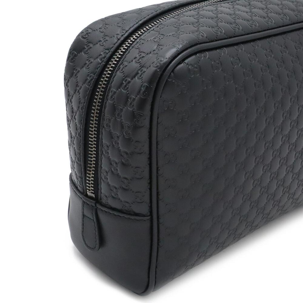 Black Leather Gucci Clutch