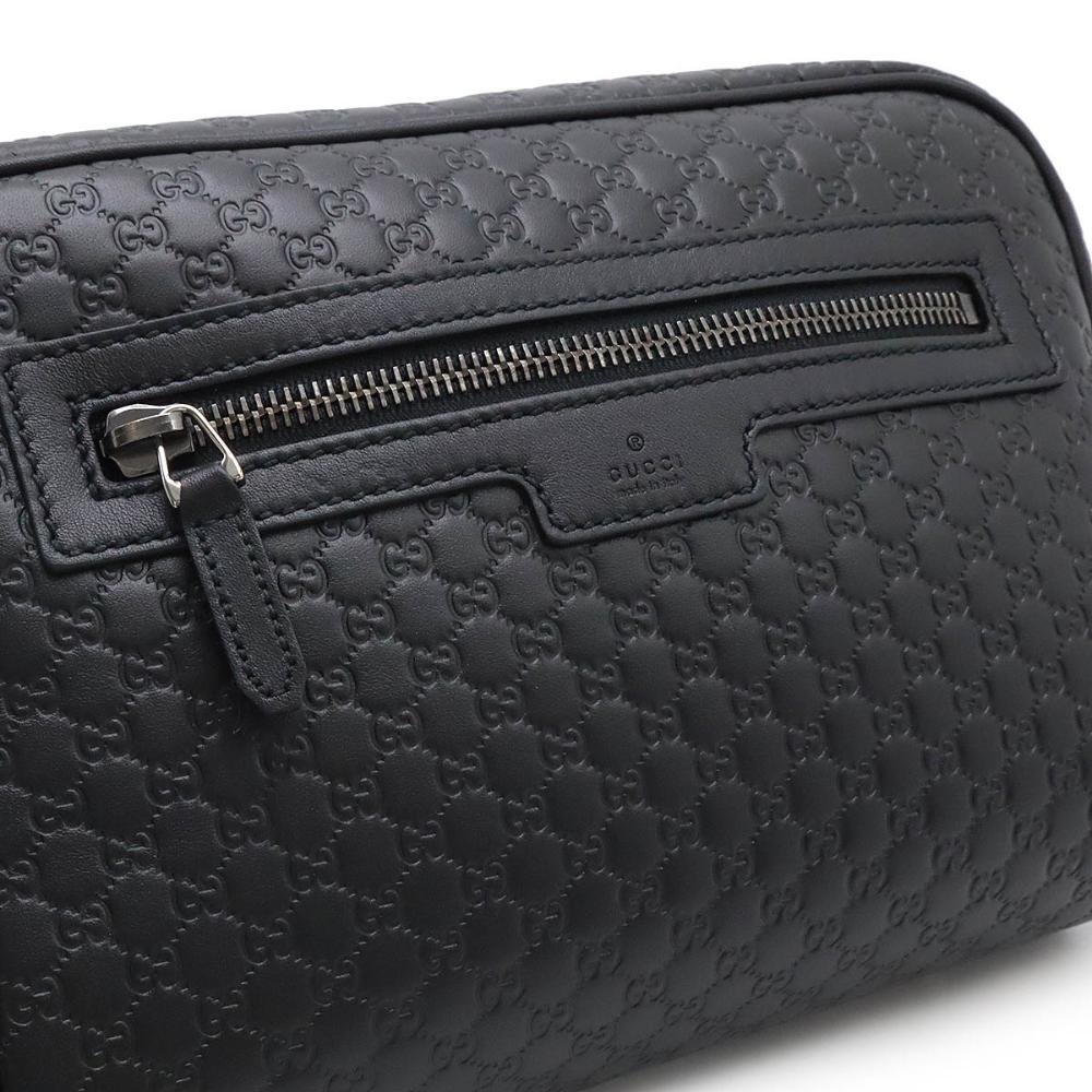 Black Leather Gucci Clutch