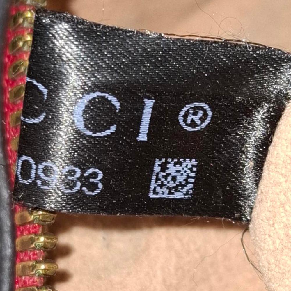 Red Leather Gucci Backpack