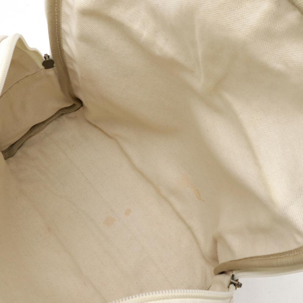 White Leather Gucci Backpack