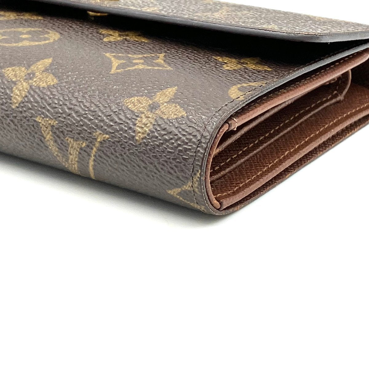 LOUIS VUITTON monogram trifold wallet wallet leather