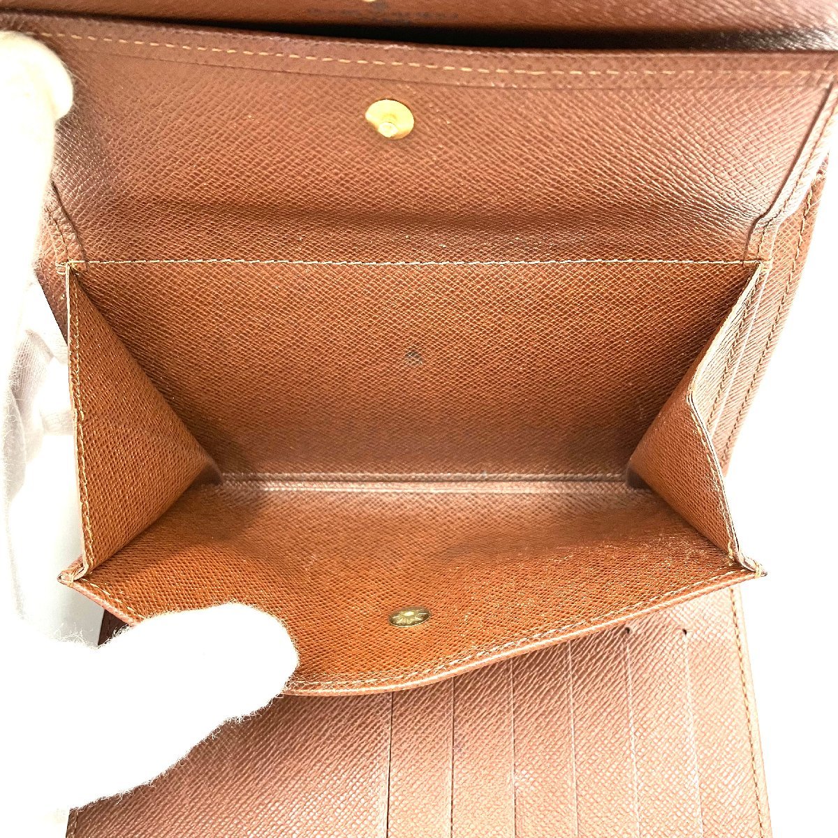 LOUIS VUITTON monogram trifold wallet wallet leather