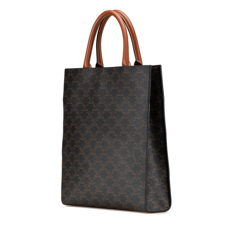 Celine PVC Leather Triomphe Vertical Cabas 2way Bag