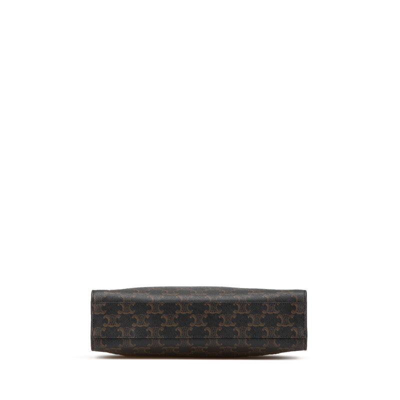 Celine PVC Leather Triomphe Vertical Cabas 2way Bag