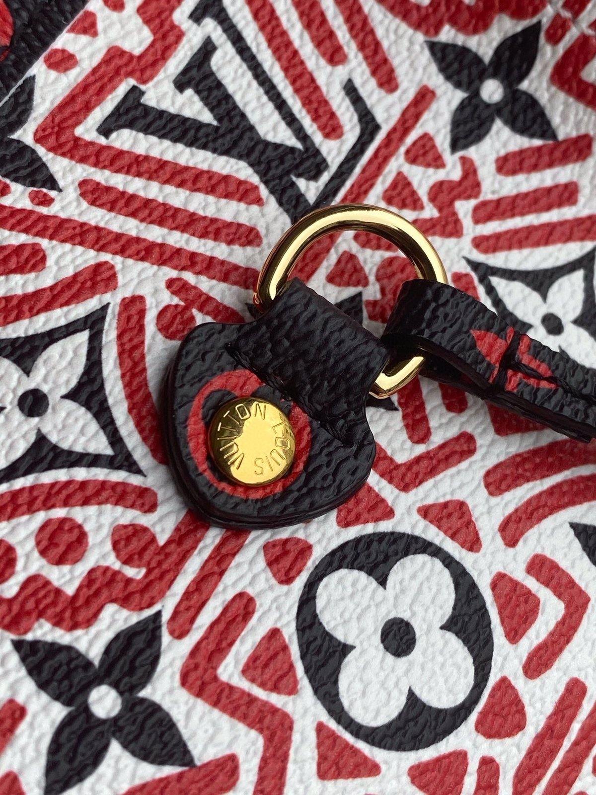 Louis Vuitton Crafty Neverfull MM Tote Bag