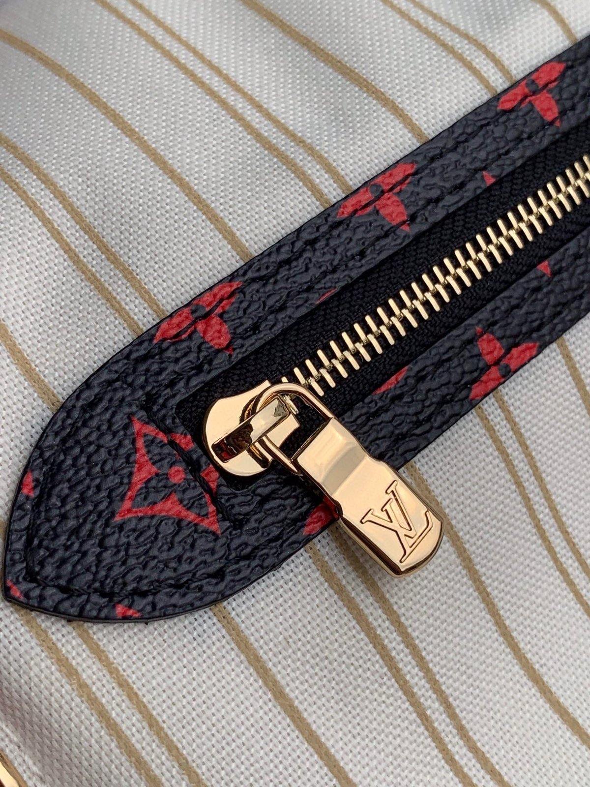 Louis Vuitton Crafty Neverfull MM Tote Bag
