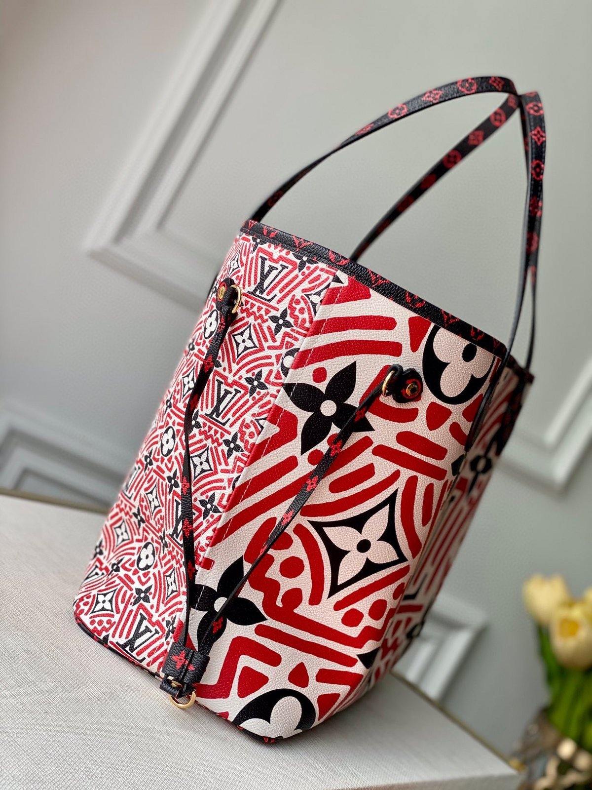 Louis Vuitton Crafty Neverfull MM Tote Bag
