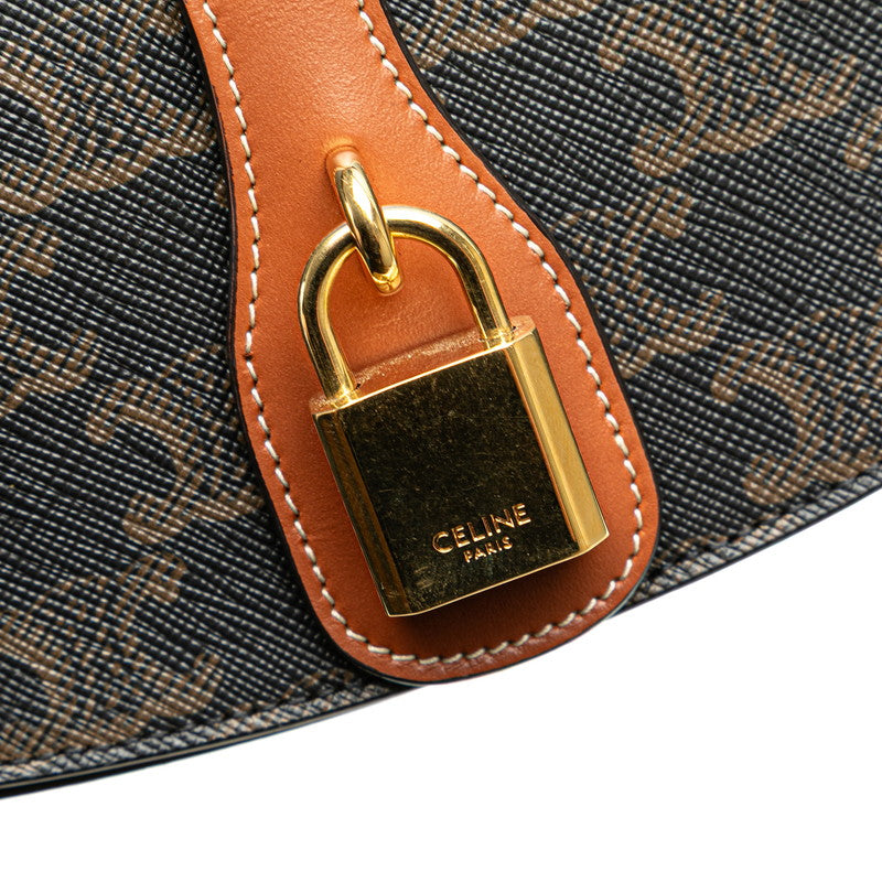 Celine PVC Leather Triomphe Tabou 2way Bag