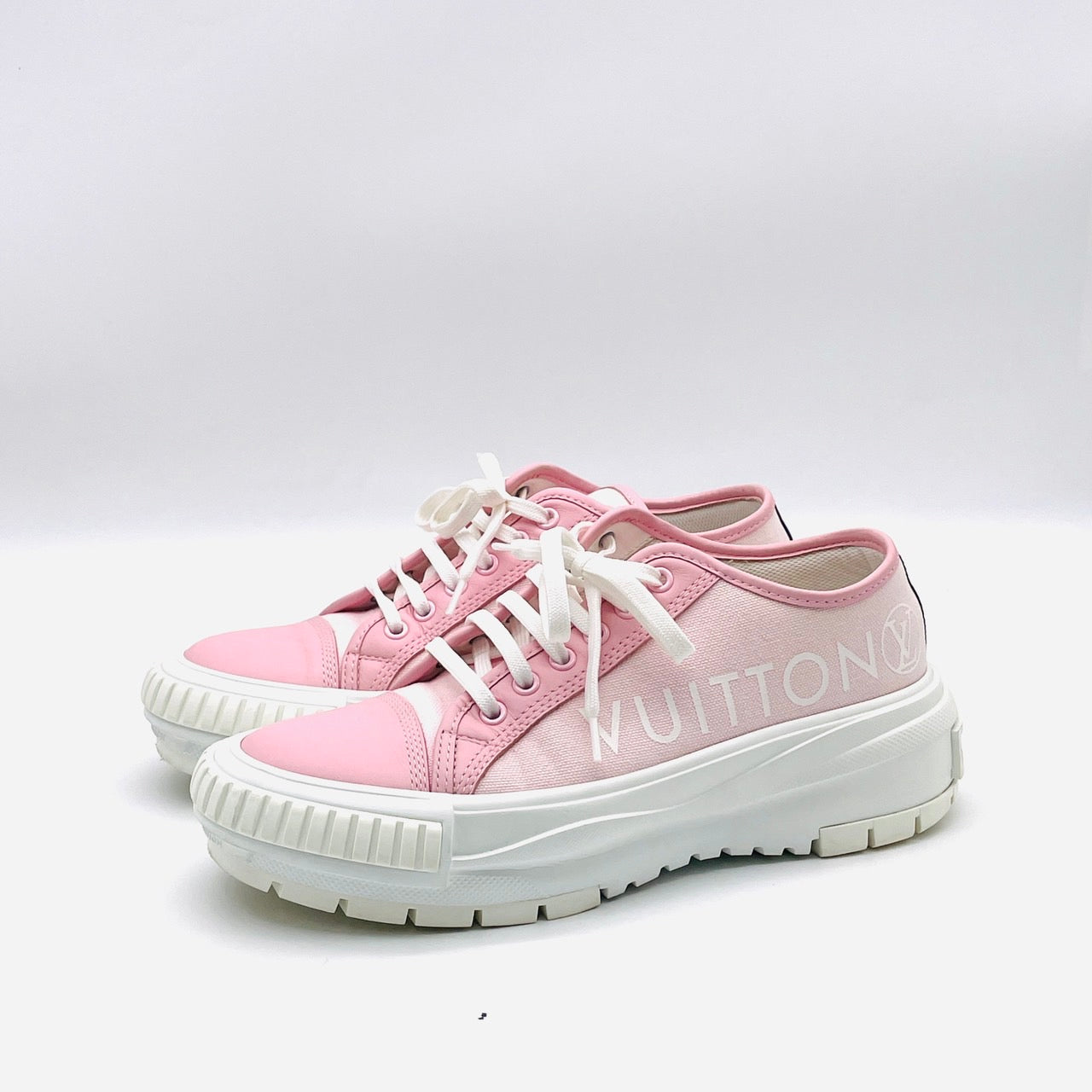 LOUIS VUITTON Squad Line Sneakers Pink