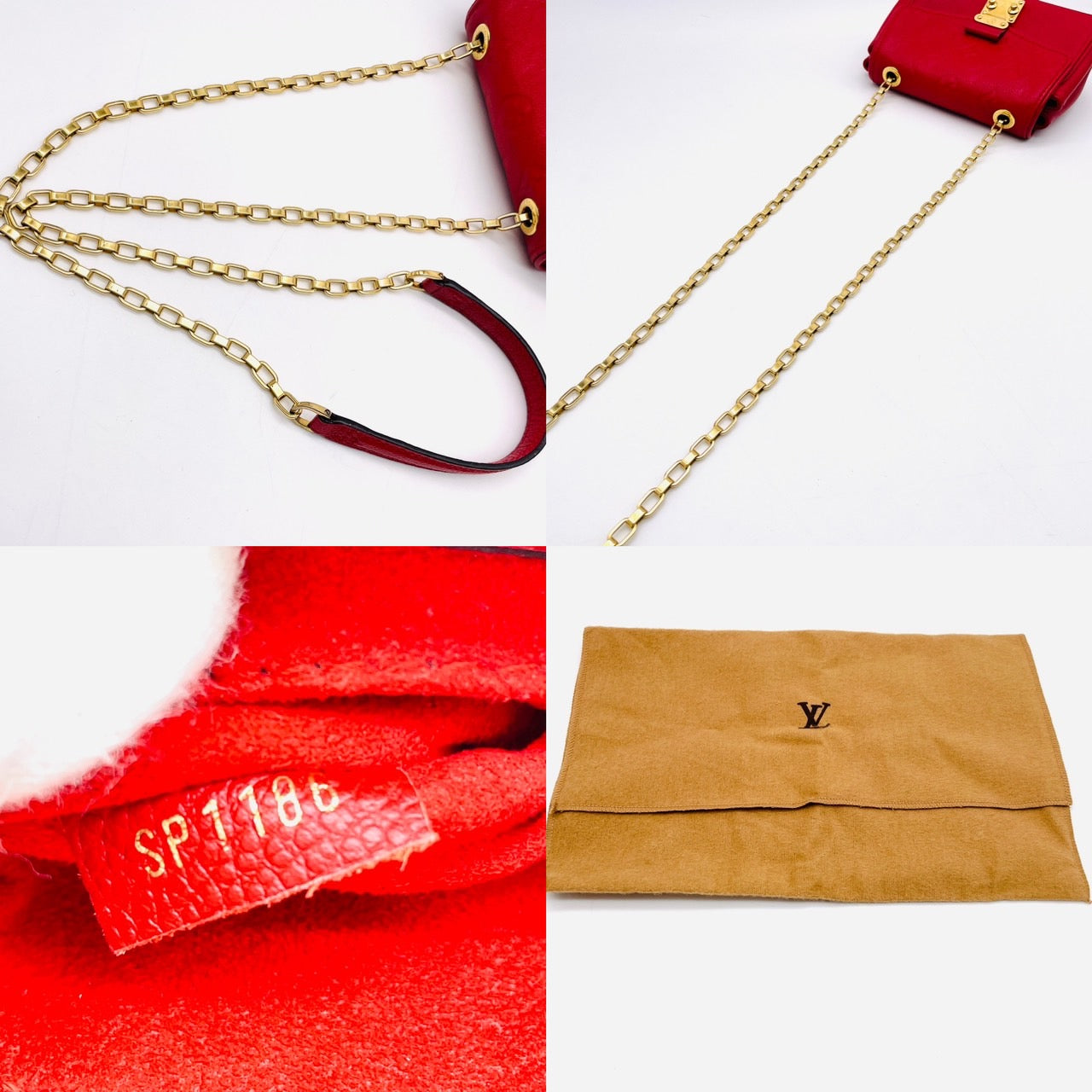 LOUIS VUITTON Empreinte Saint-Germain BB Cerise