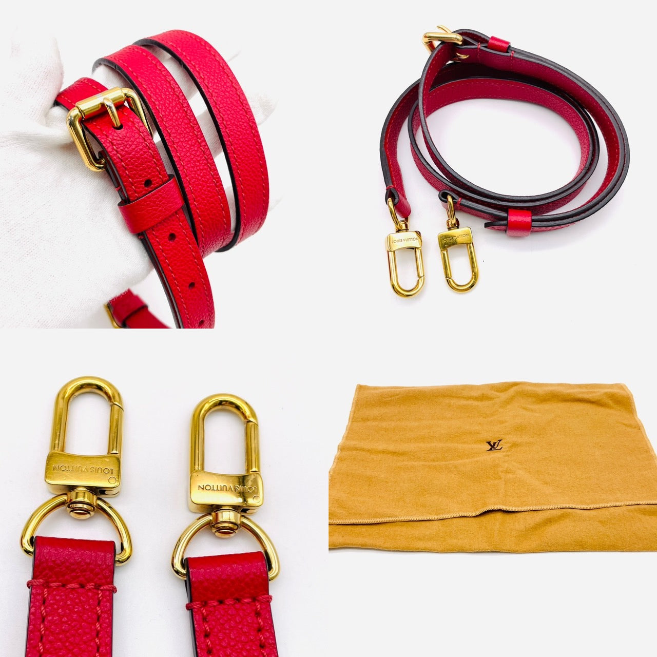 LOUIS VUITTON Empreinte Metis Monogram 2WAY Red