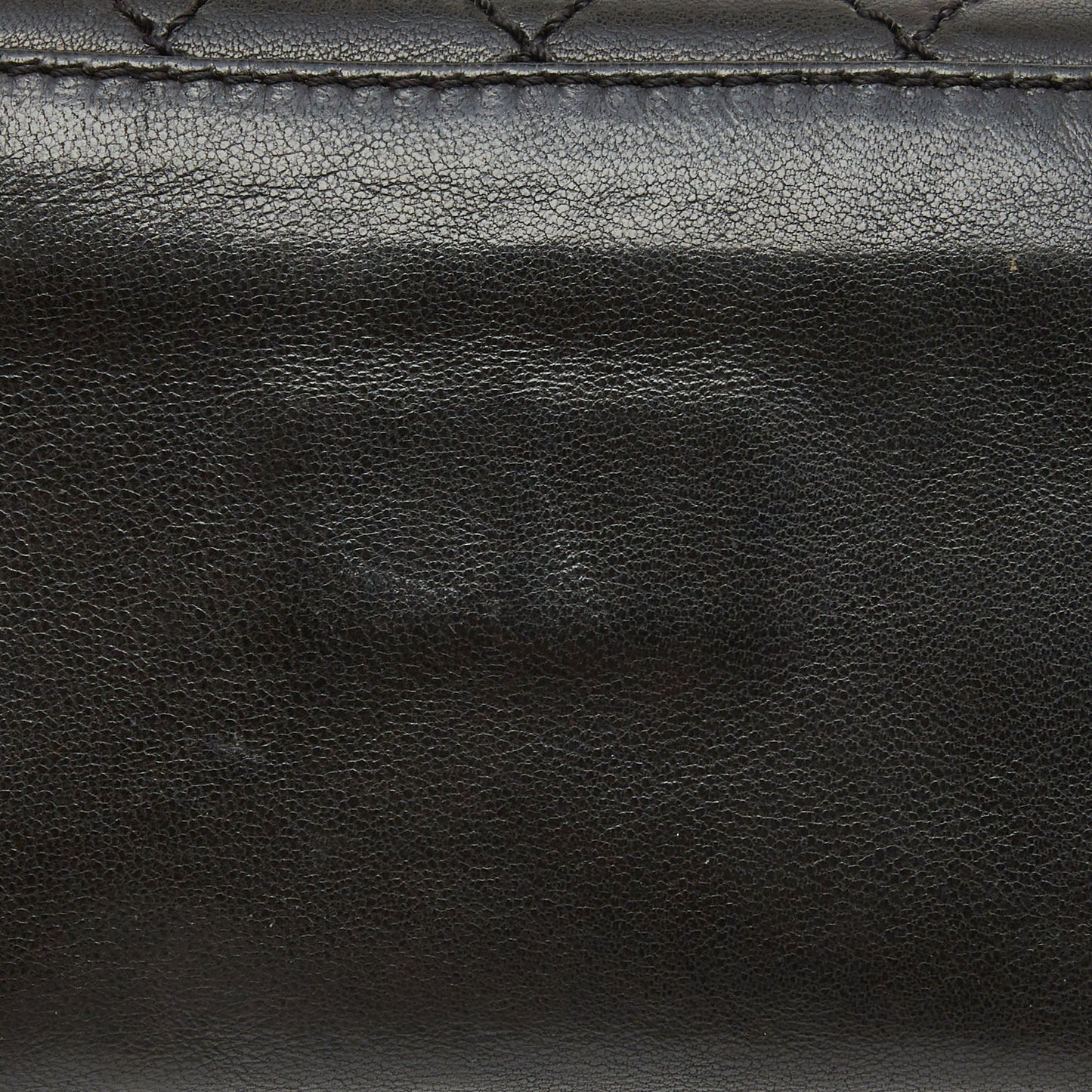 CHANEL Black Quilted Leather Mademoiselle Flap Clutch