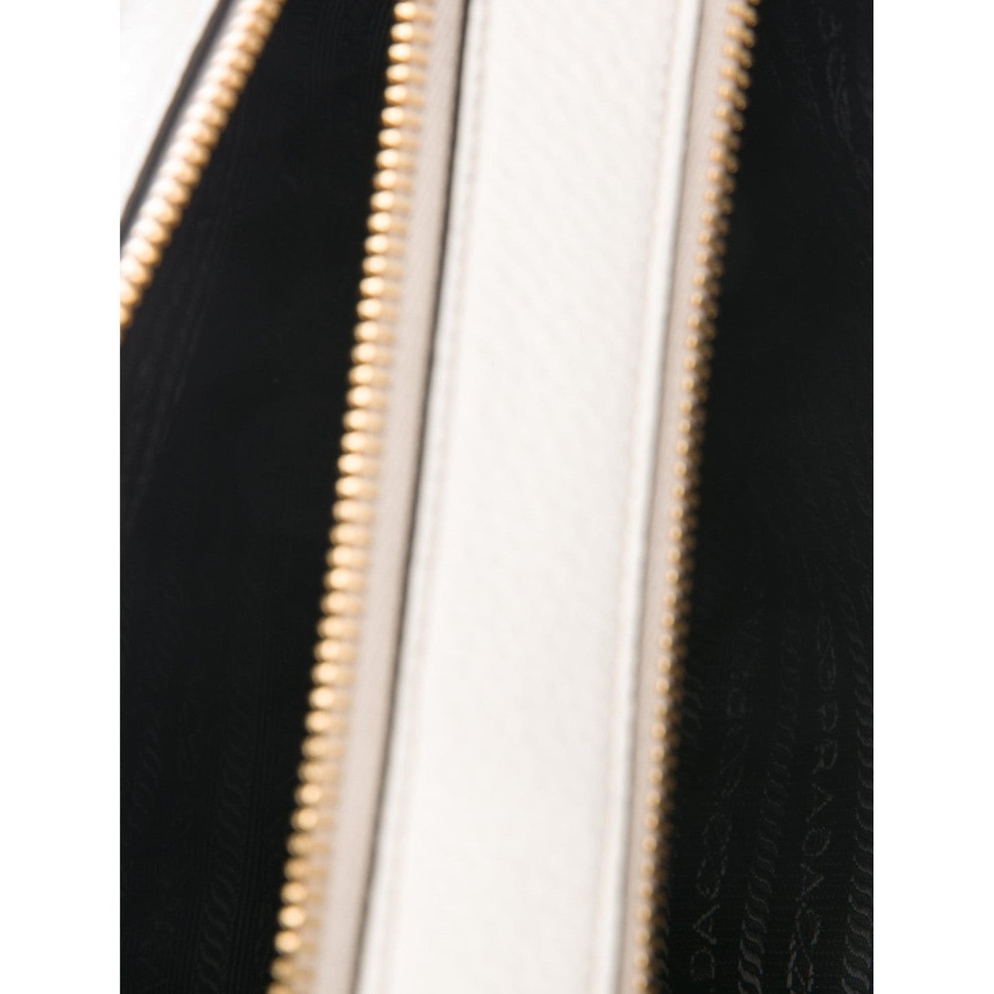 Prada Vitello Phenix White Leather Double Zip Camera Crossbody 1BH079