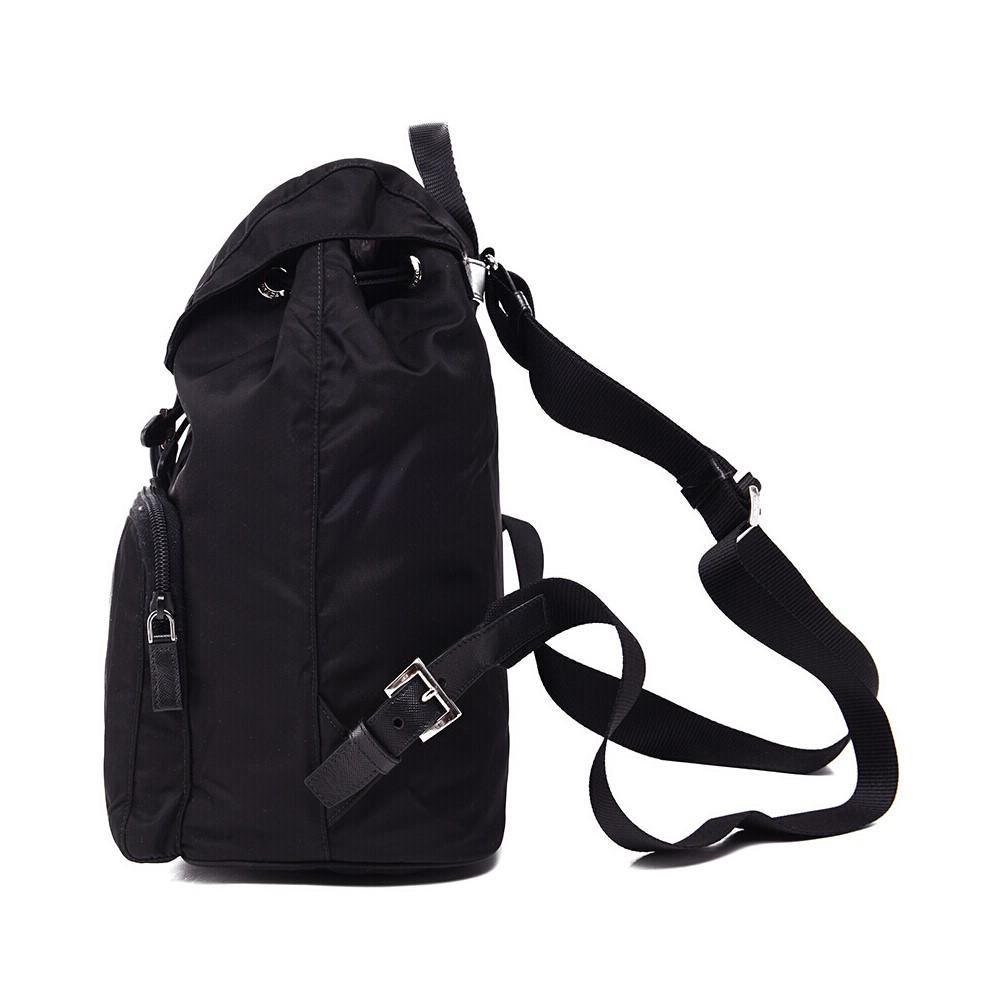 Prada Zainetto Unisex Black Tessuto Nylon Backpack Rucksack 1BZ005