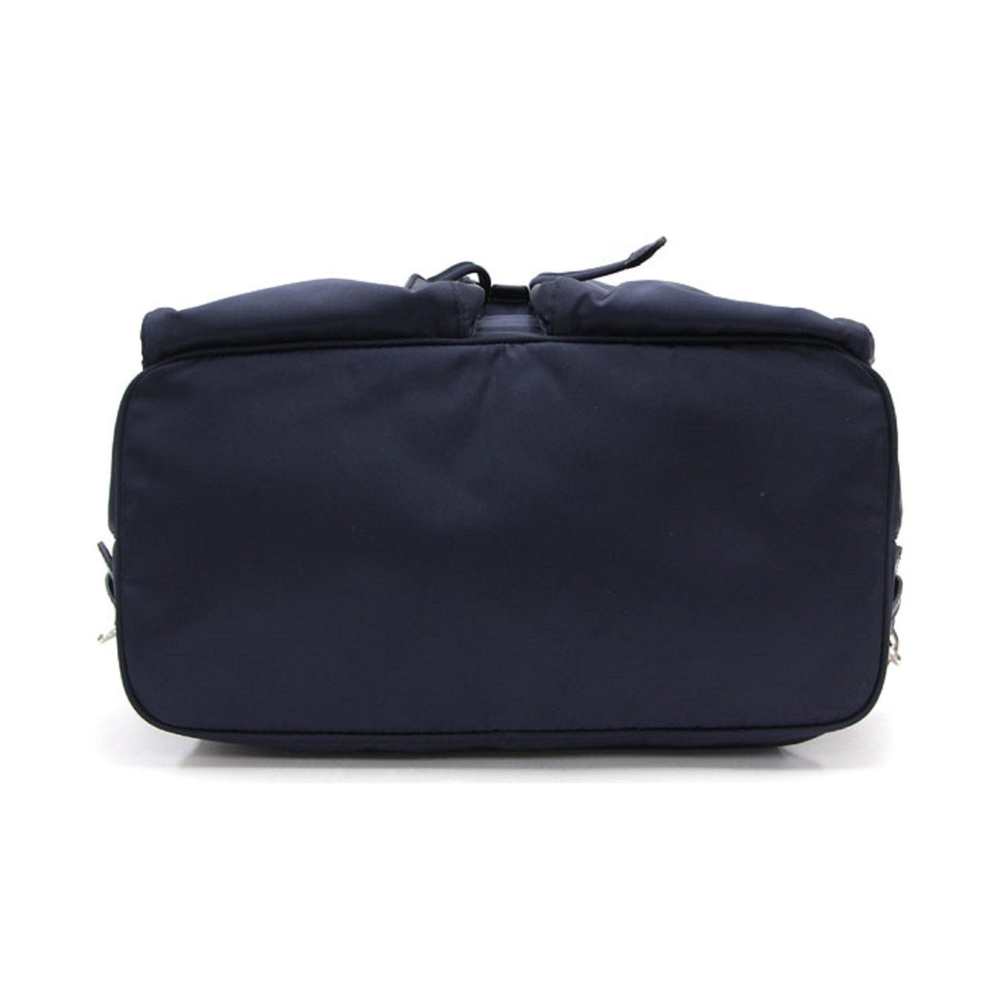 Prada Zainetto Navy Tessuto Nylon Leather Trim Backpack Rucksack 1BZ005