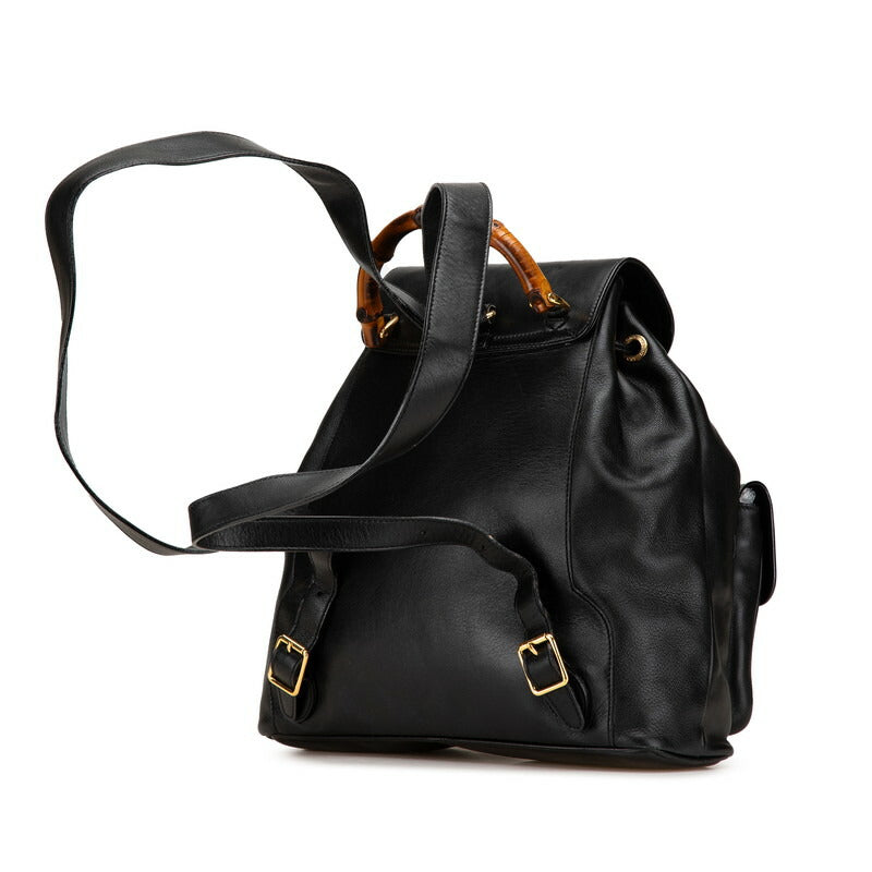 Gucci Leather Bamboo Backpack 00320580016