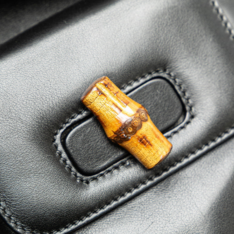 Gucci Leather Bamboo Backpack 00320580016