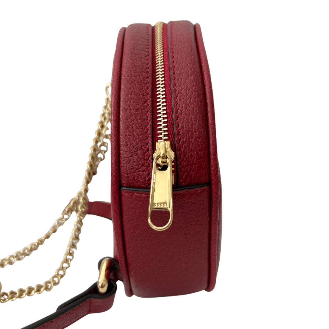 Gucci GG Supreme Flora Mini Ophidia Backpack Red