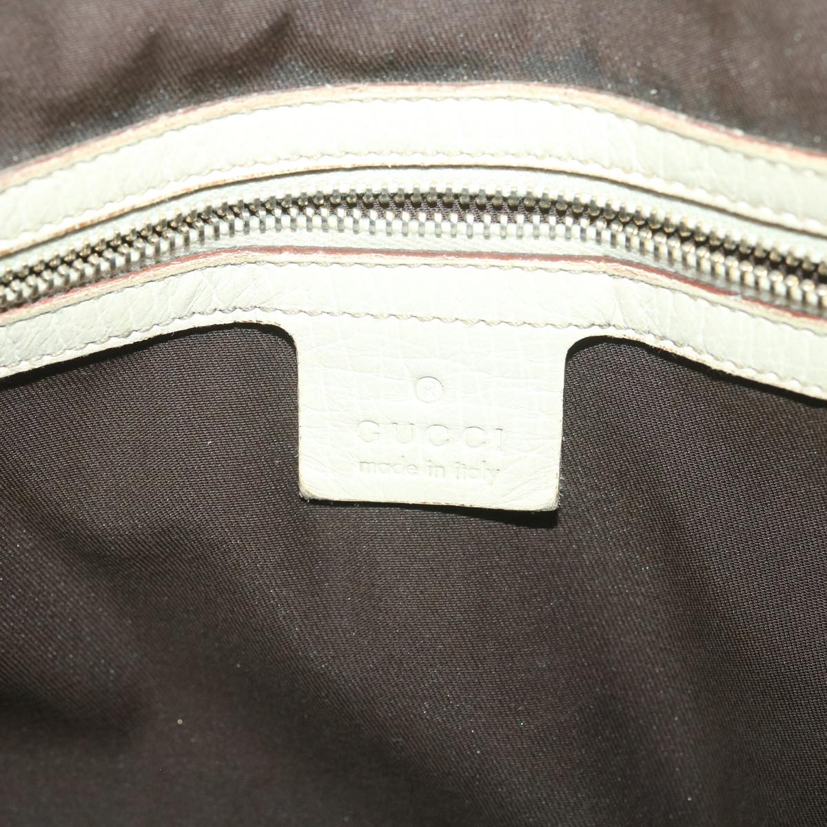 GUCCI GG Canvas Sherry Line Shoulder Bag Beige