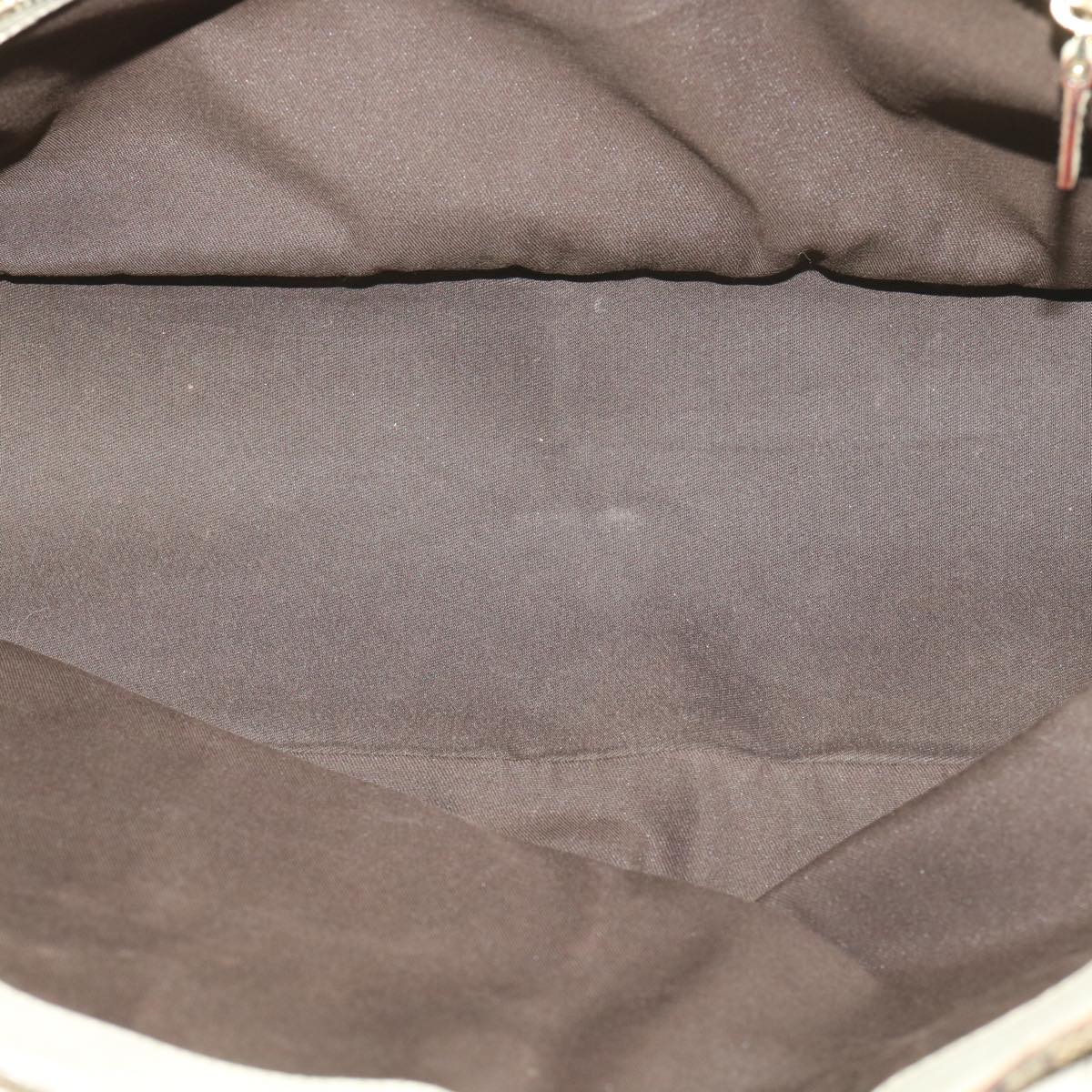 GUCCI GG Canvas Sherry Line Shoulder Bag Beige