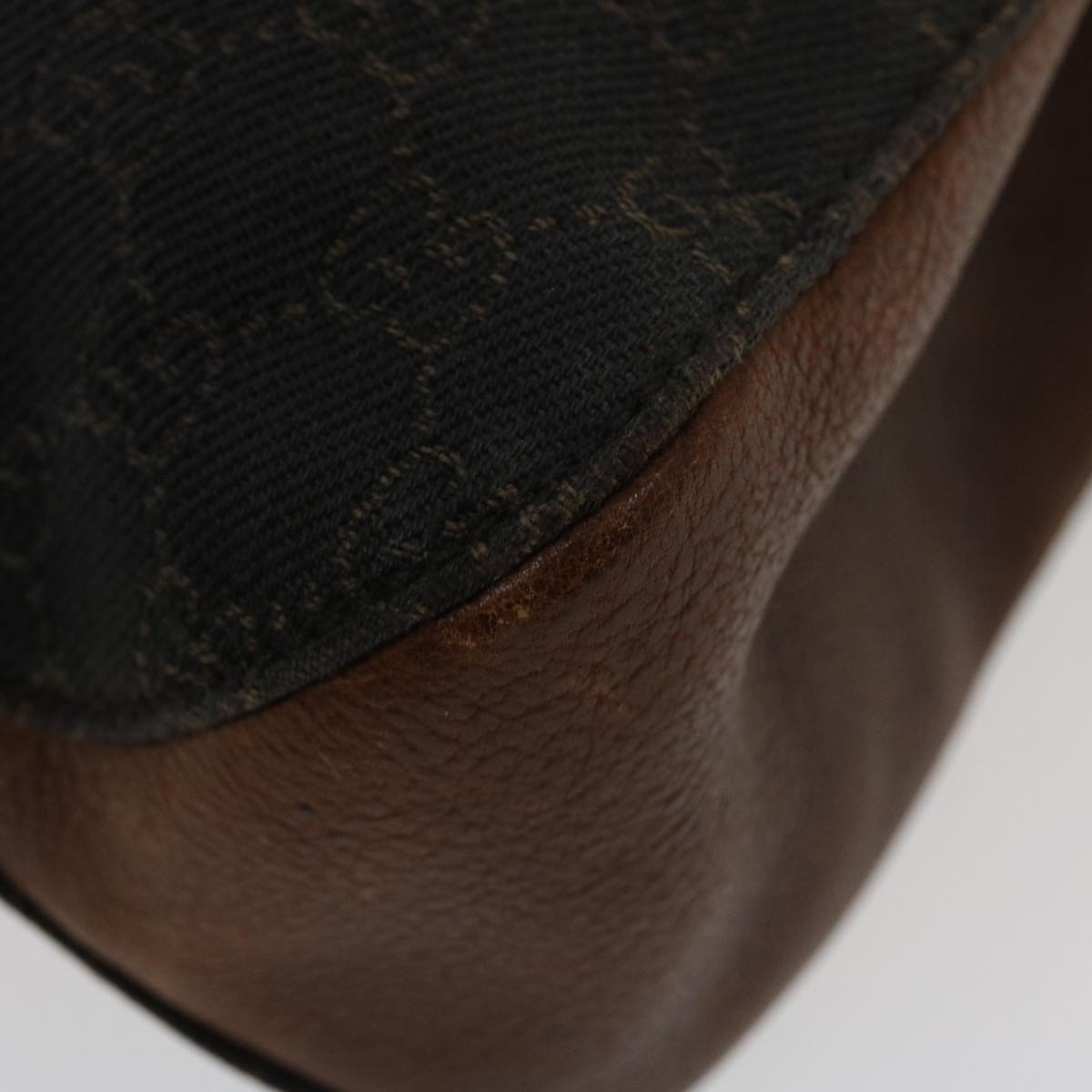 GUCCI GG Canvas Shoulder Bag Brown 101975 ti848