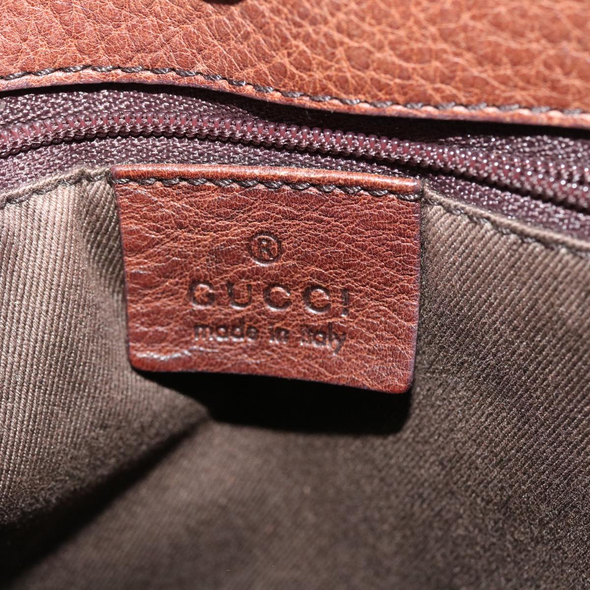 GUCCI GG Canvas Shoulder Bag Brown 101975 ti848