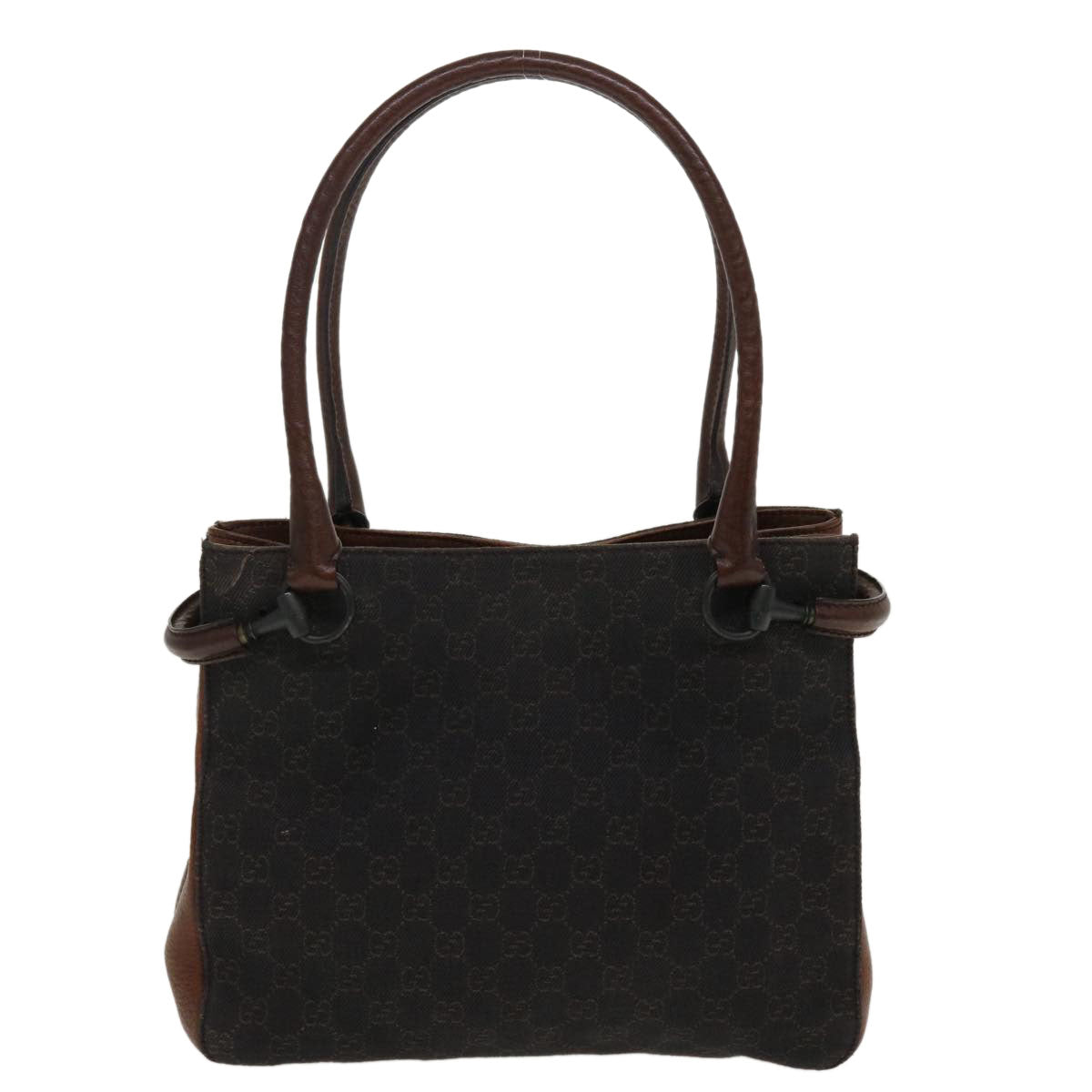 GUCCI GG Canvas Shoulder Bag Brown 101975 ti848