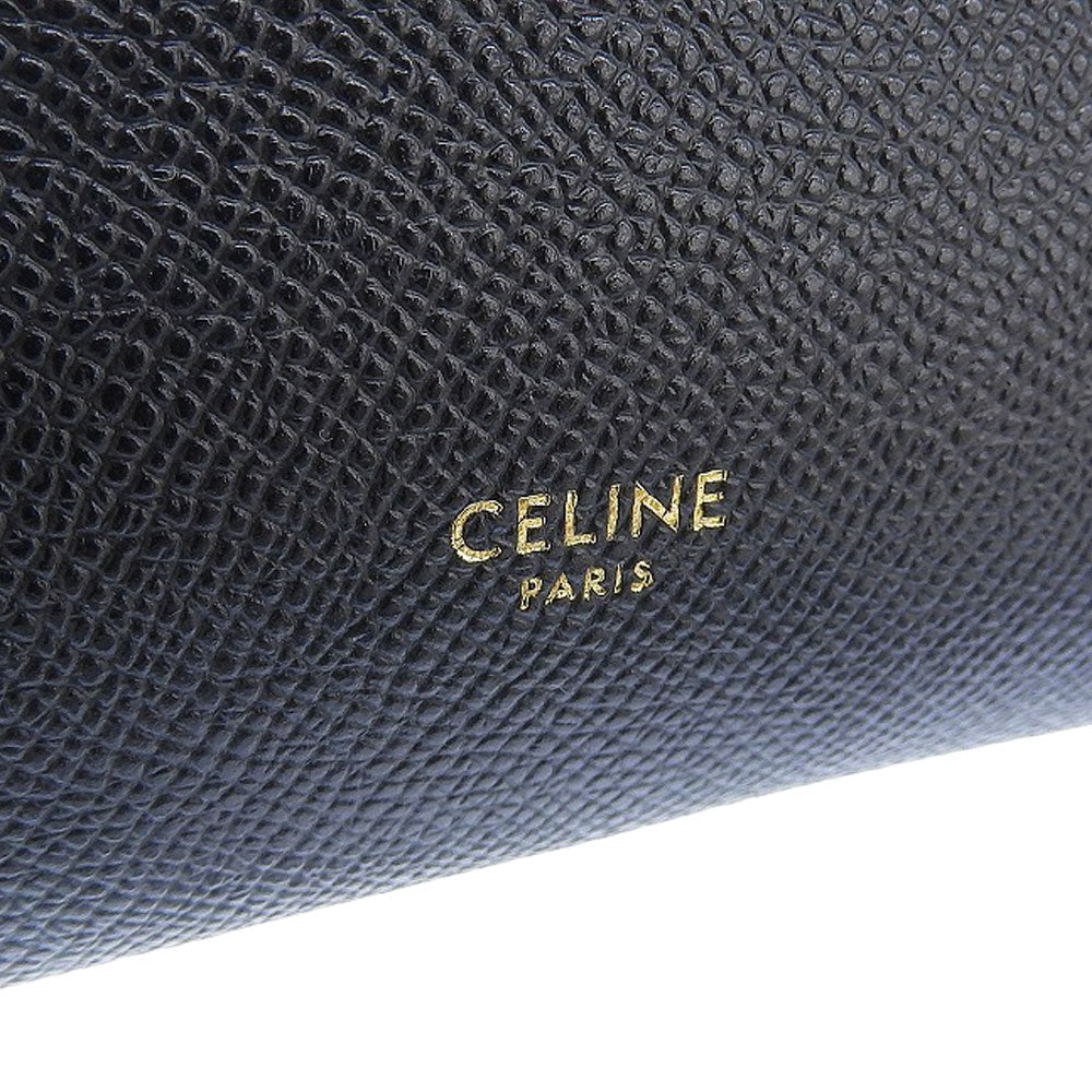Celine Leather Belt Bag Pico Black 2WAY