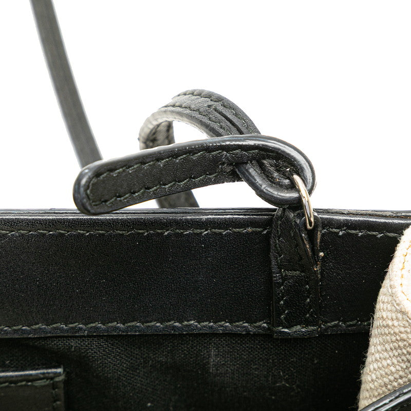Balenciaga Canvas Leather Navy Pochette Shoulder Bag 390641