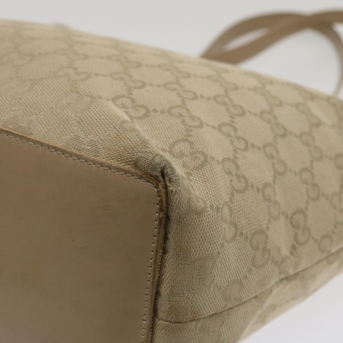 GUCCI GG Canvas Shoulder Bag Beige 31243 tp623