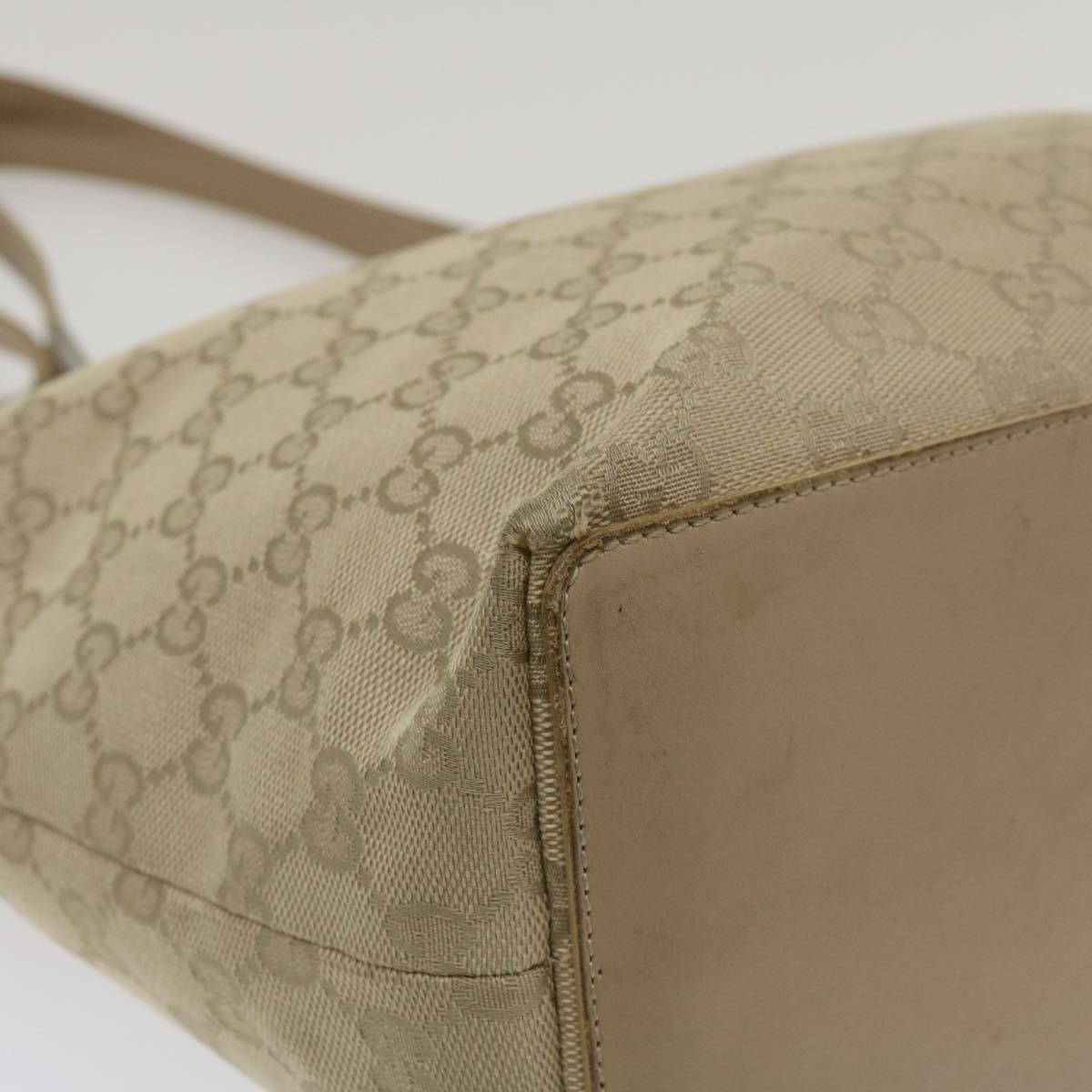 GUCCI GG Canvas Shoulder Bag Beige 31243 tp623