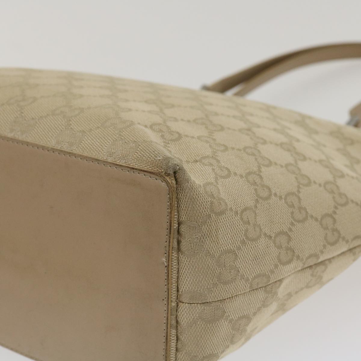 GUCCI GG Canvas Shoulder Bag Beige 31243 tp623
