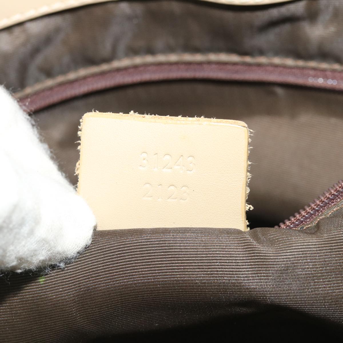 GUCCI GG Canvas Shoulder Bag Beige 31243 tp623