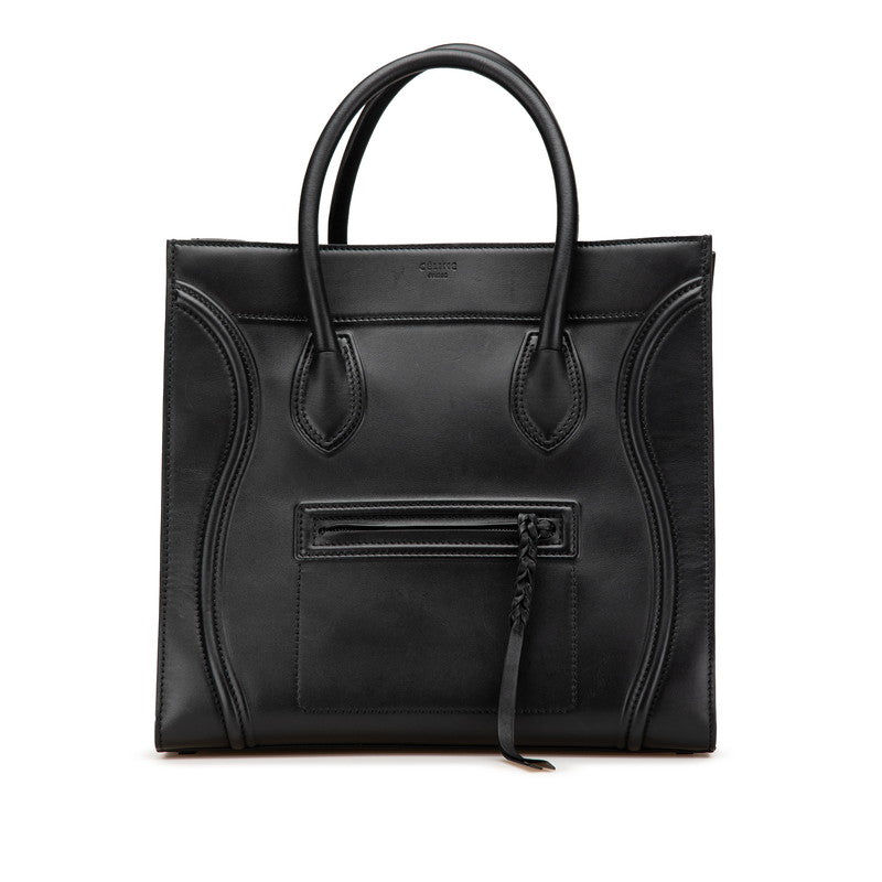 Celine Calfskin Luggage Phantom Handbag