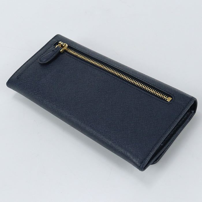 PRADA 1MH132 Bi-fold long wallet Safiano Purse folio leather Women(unisex)